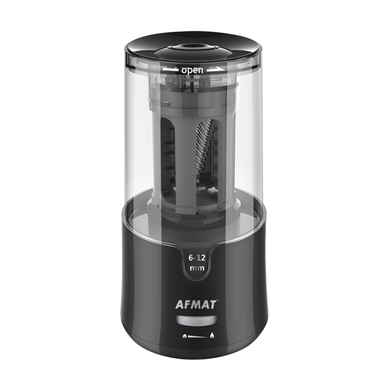 Electric Long Point Pencil Sharpener for Artist Black/PSA7 Blue