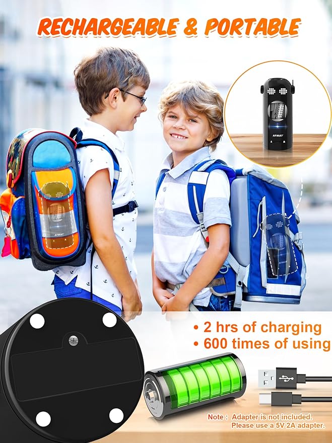 AFMAT PSX5EW Electric Pencil Sharpener Fully Automatic, Robot Pencil Sharpener for 7-11.5mm Pencils,Blue