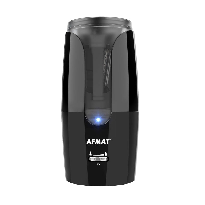AFMAT PS29 Rechargeable Long Point Pencil Sharpener for Artist, Fast Sharpen & Auto Stop, 8-17mm Super Long Point, Electric Artist Pencil Sharpener for φ6-12mm Charcoal/Drawing/Sketching/Colored Pencils