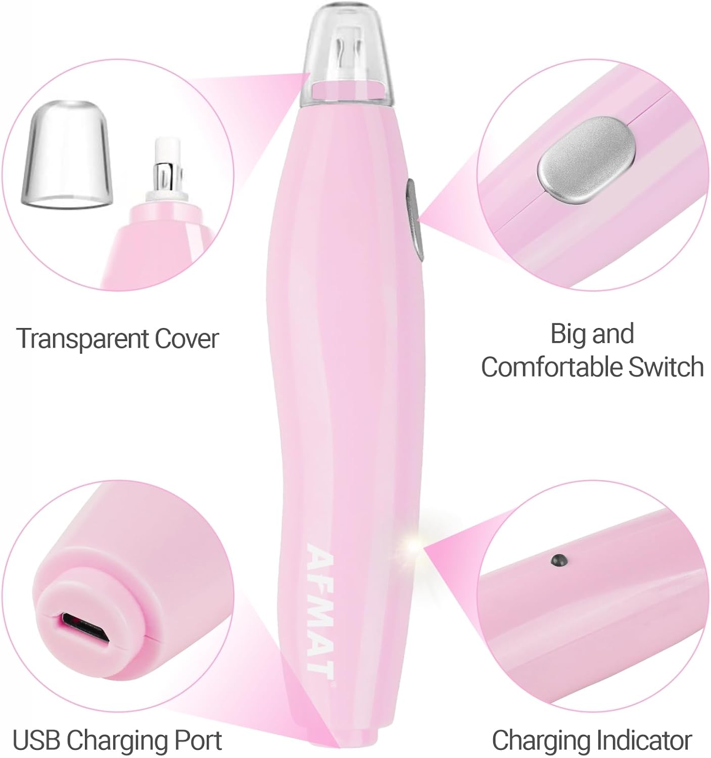 AFMAT EE24 Electric Rechargeable Electric Eraser Kit for Artists,140 Refills for Drafting