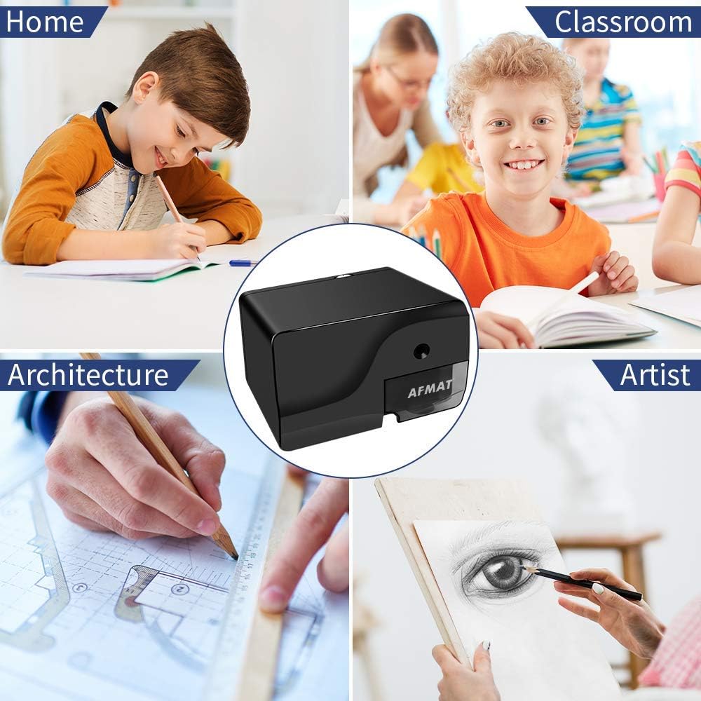 AFMAT Electric Pencil Sharpener, Heavy Duty Pencil Sharpeners