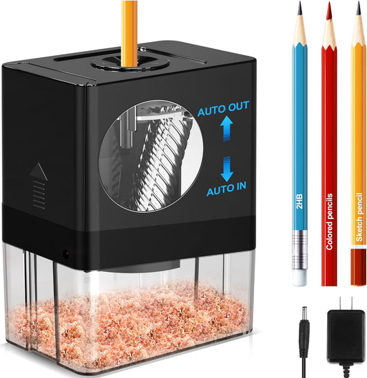AFMAT PSA8 Fully Automatic Small Battery Operated Electric Pencil Sharpener