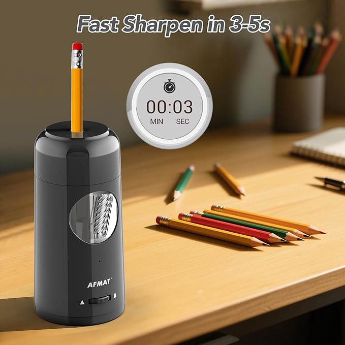 Rechargeable Automatic Electric Pencil Sharpener
