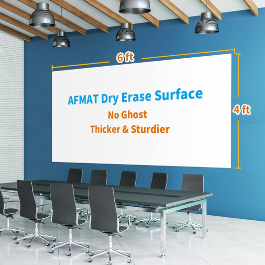AFMAT D50 Whiteboard Wallpaper, 6x4ft Dry Erase Contact Paper