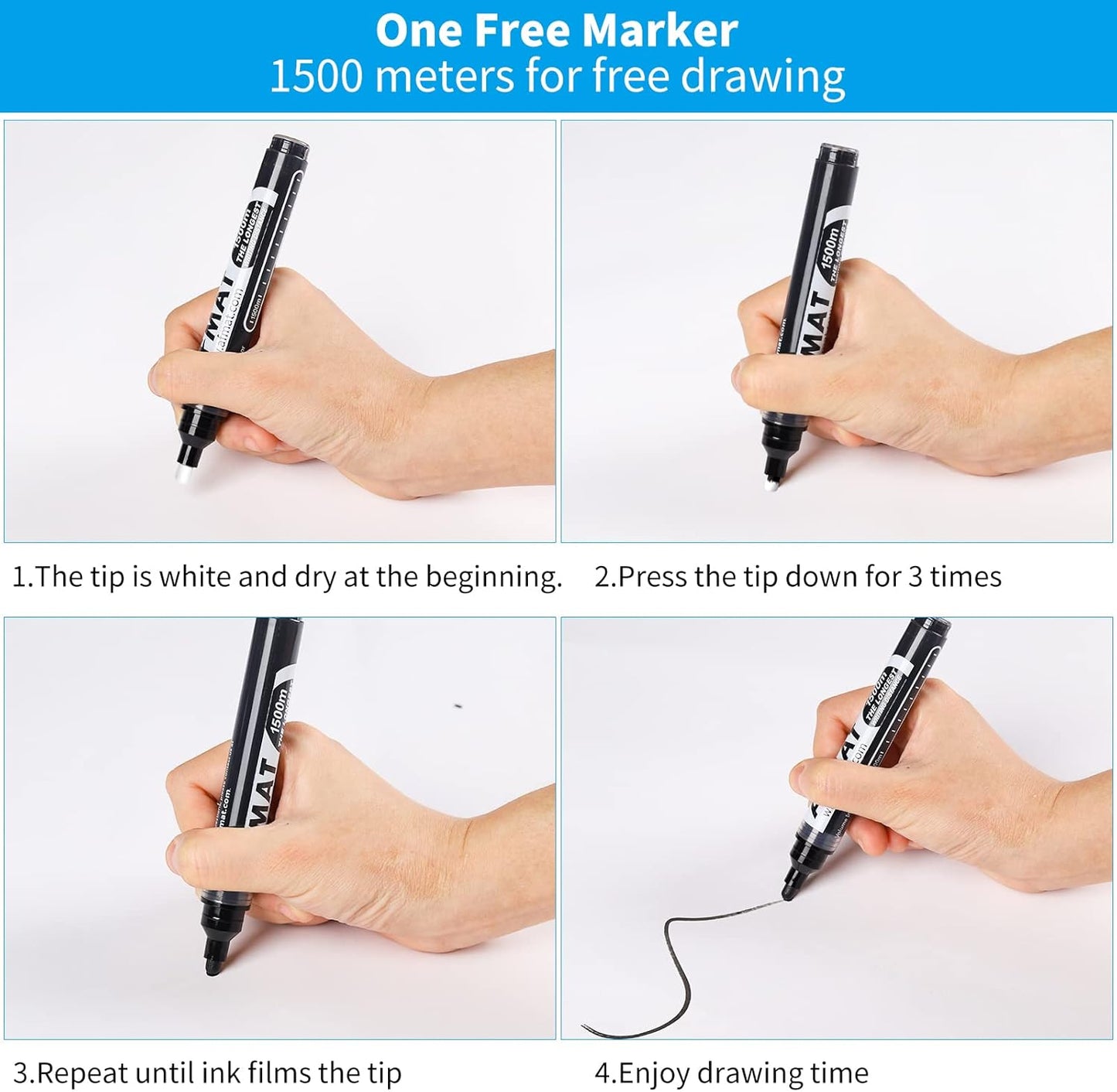 AFMAT WS40 Whiteboard Sticker, 17.3" x 36" Dry Erase Wallpaper, Peel and Stick White Board for Wall