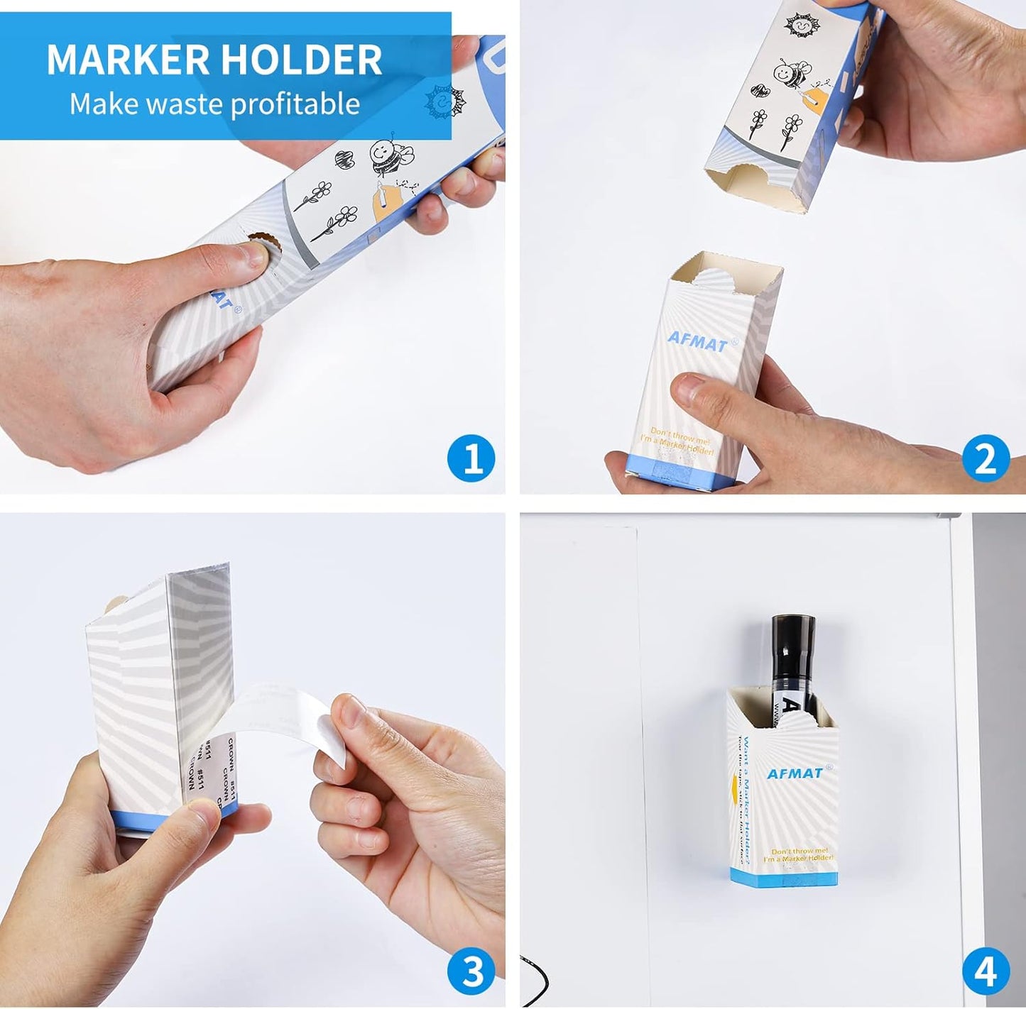 AFMAT WS40 Whiteboard Sticker, 17.3" x 36" Dry Erase Wallpaper, Peel and Stick White Board for Wall