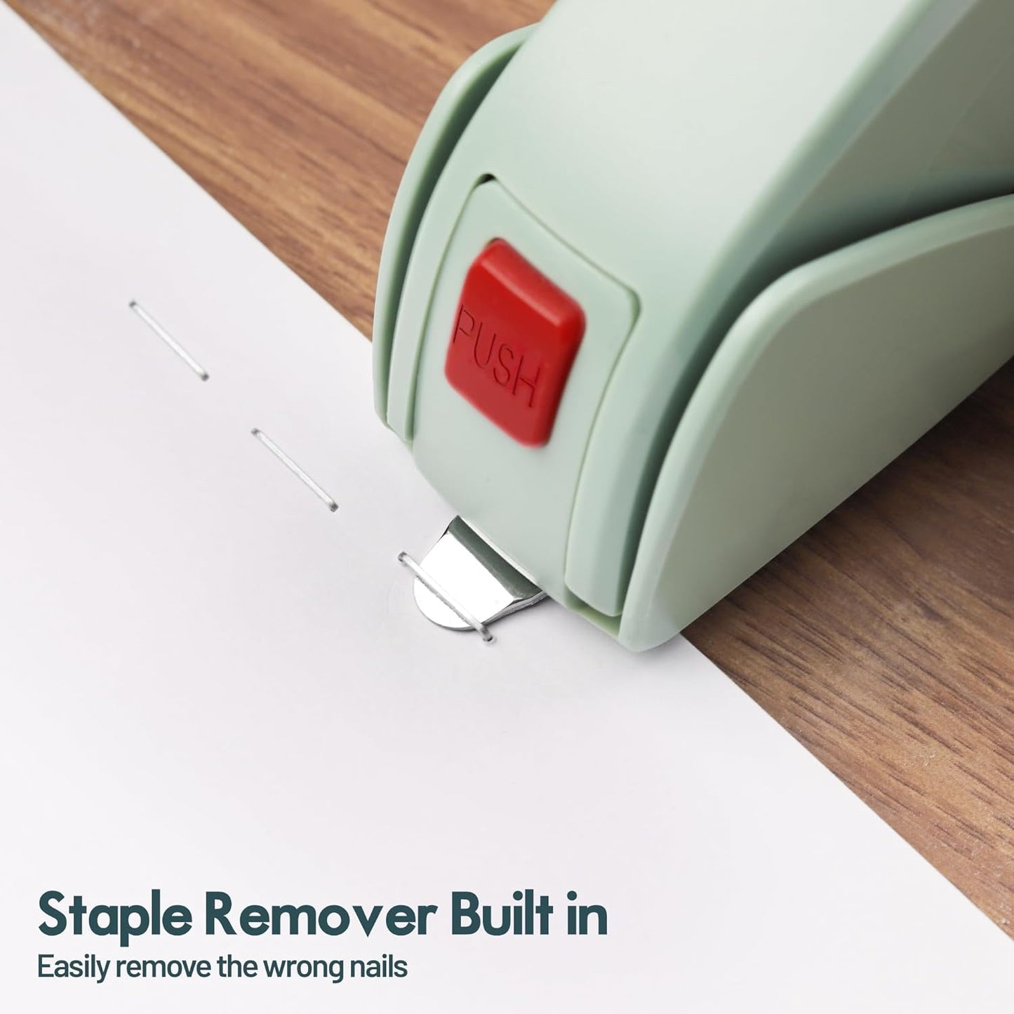 Stapler for Desk, 50 Sheet Effortless Stapler, Desktop Stapler Staple with One Finger, Portable Handheld Ergonomic Stapler Heavy Duty