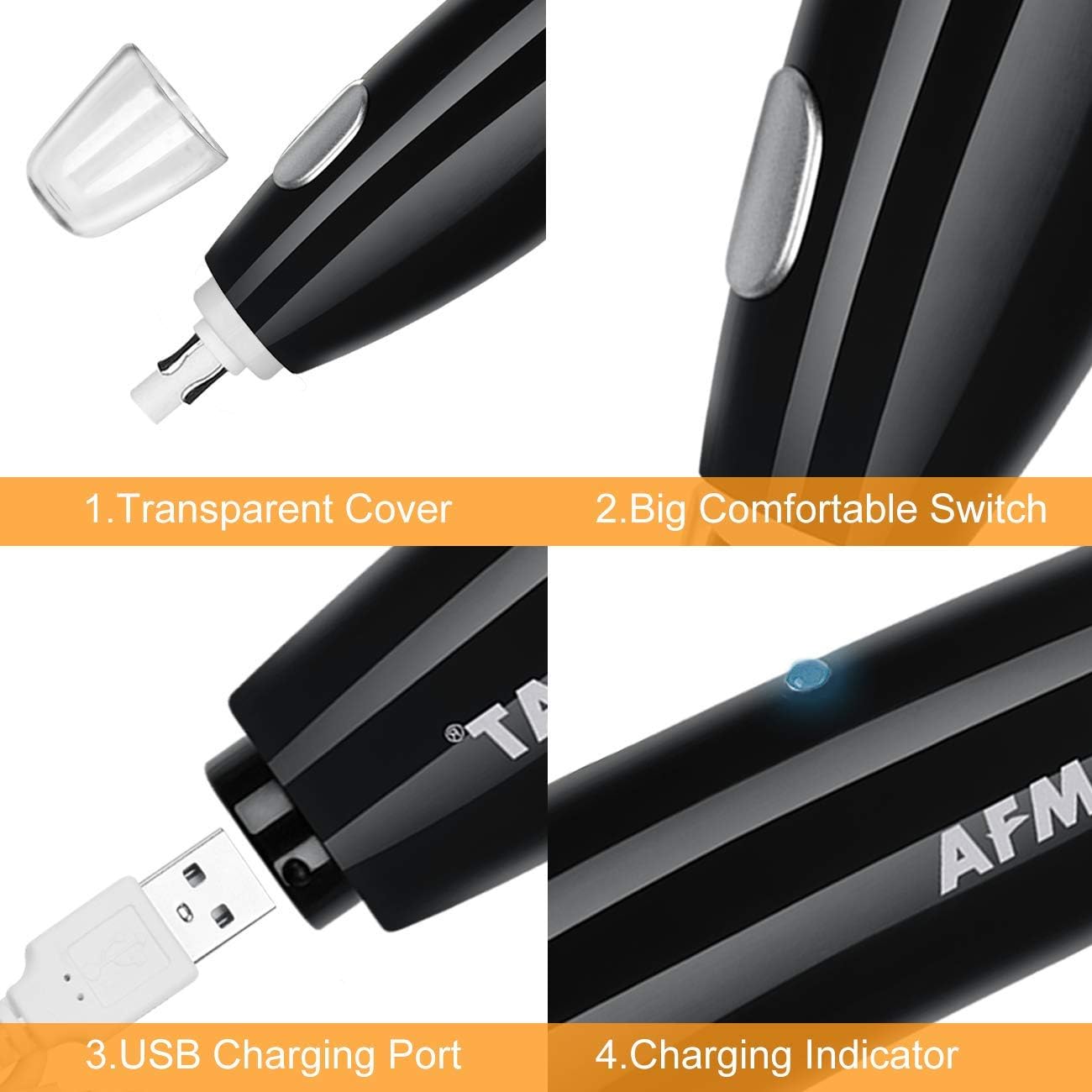 AFMAT Electric Eraser for Artists, AFMAT Rechargeable Electric Eraser Kit,140 Refills for Drafting, Electric Pencil Eraser - Battery Operated for Drawing Pencils, Crafts, Arts