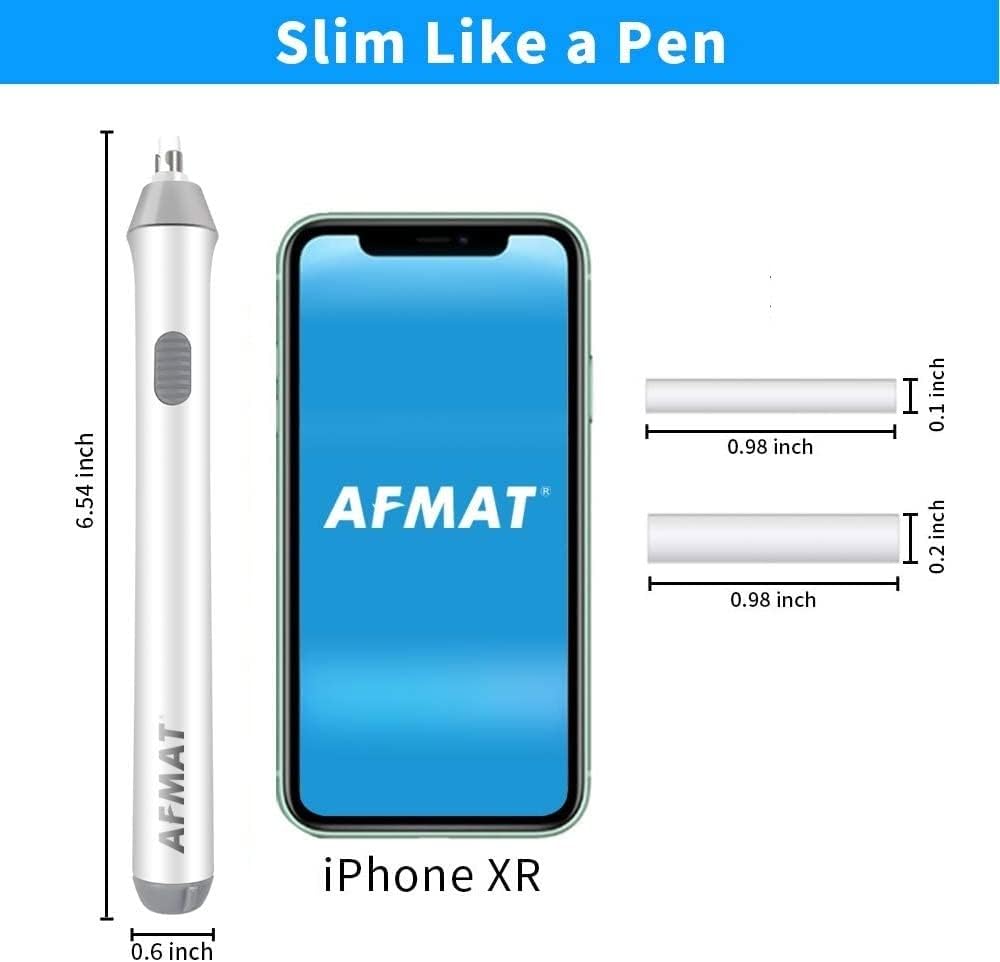 AFMAT Electric Eraser for Drawing, Battery Operated Eraser with 140 Refills, Electric Erasers Kit for Artist, Art Erasers for Painting, Sketching, Drafting, Detailer Tool for Crafting