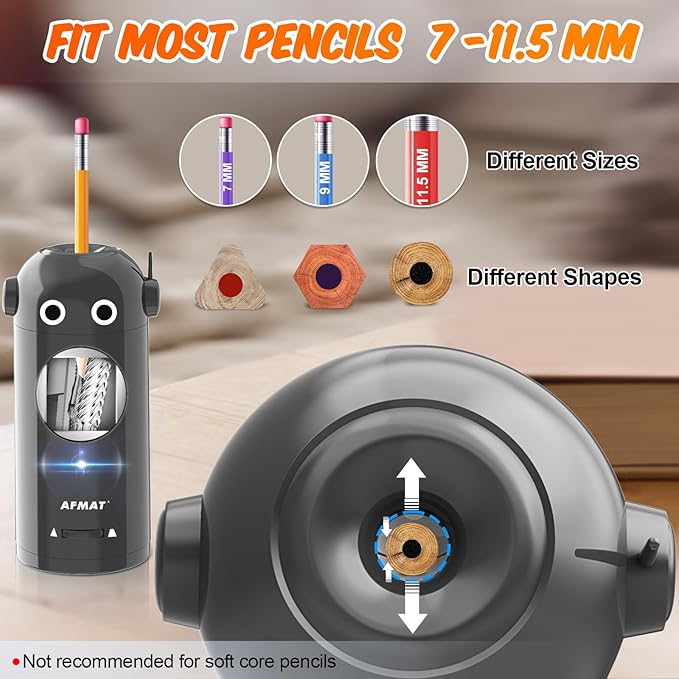 AFMAT Electric Pencil Sharpener