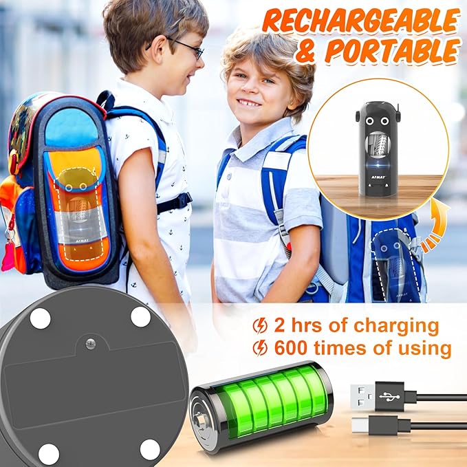 Available in Australia:AFMAT Electric Pencil Sharpener, Robot Pencil Sharpener for Colored Pencils 7-11.5mm,Model:PSX5RB(Green)