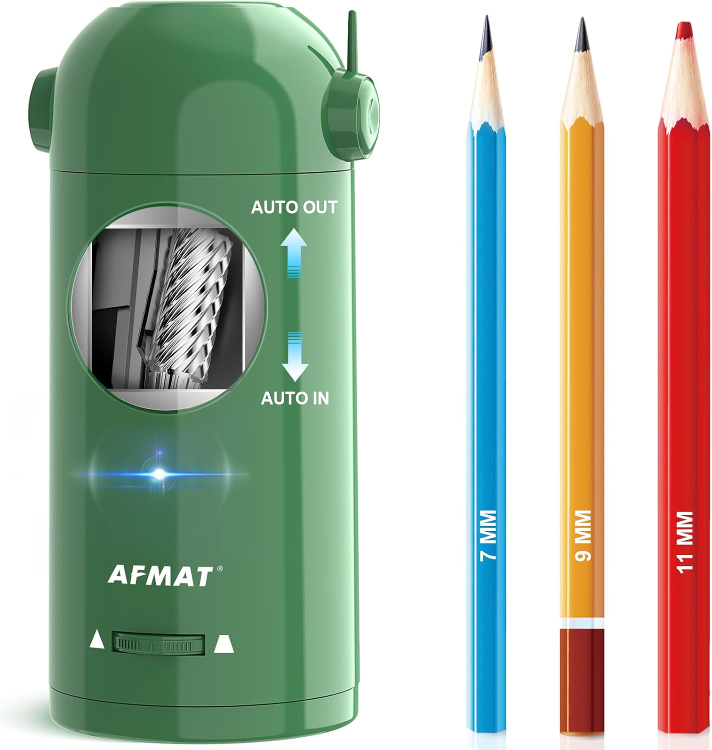 AFMAT PSX5 Fully Automatic Electric Pencil Sharpener,Black