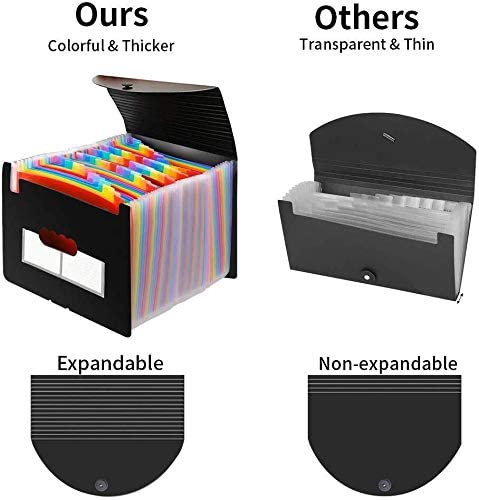 Accordian File Organizer, 60 Pockets Expanding File Folder-AF01