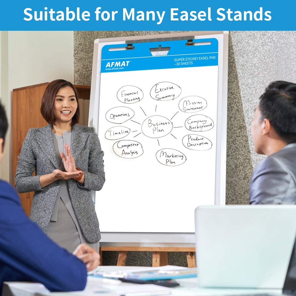 Sticky Easel Pad, 6 Pads, 25 x 30 Inches UPGRADED Anchor Chart Paper-YY02