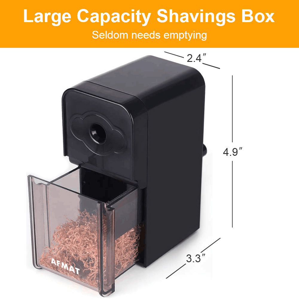 AFMAT PS10 Long Point Pencil Sharpener, 8-20mm Long Pencil Nibs