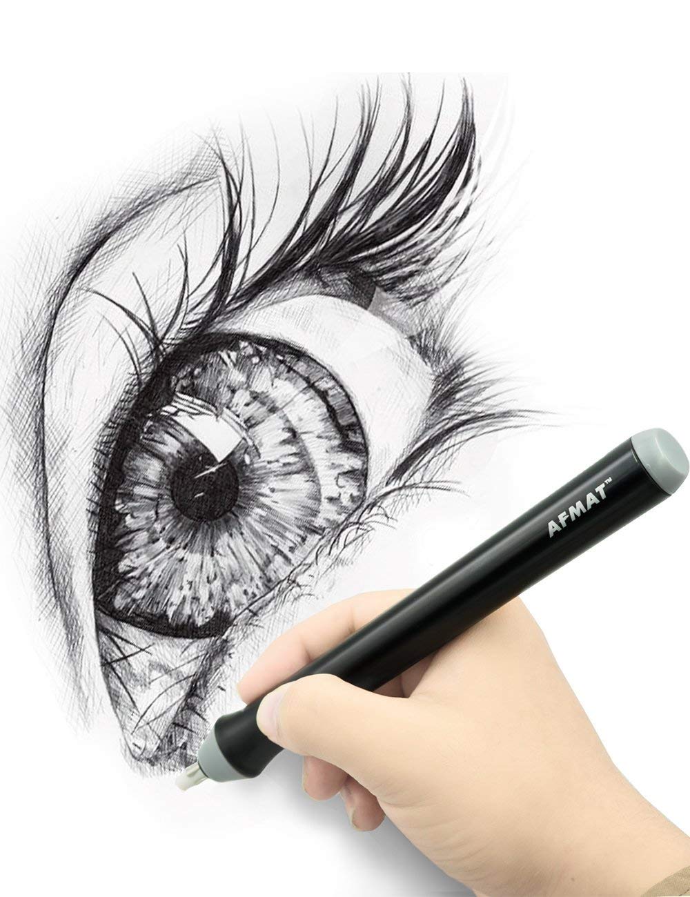 Etereauty Eraser Electric Pencil Battery Operated Drawing Automatic Kit  Rechargeable Pen Auto Refill Painting Sketch 