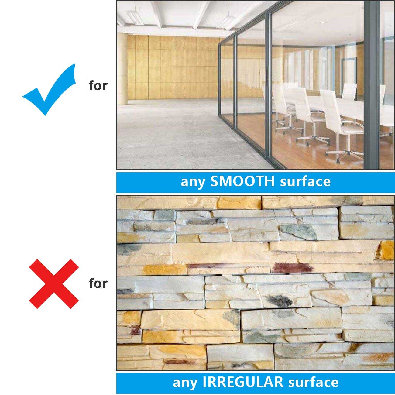 AFMAT White Board Paper, Dry Erase Wallpaper, Peel and Stick Dry Erase Board, 36" x 24",Model:WS12