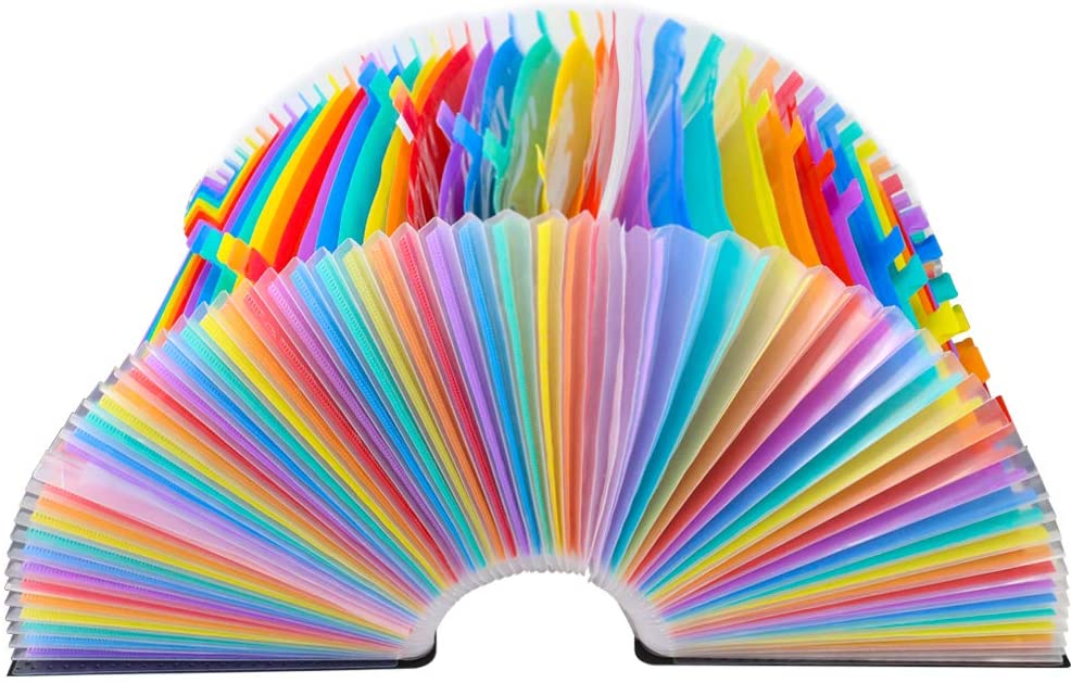 Accordian File Organizer, 60 Pockets Expanding File Folder-AF01