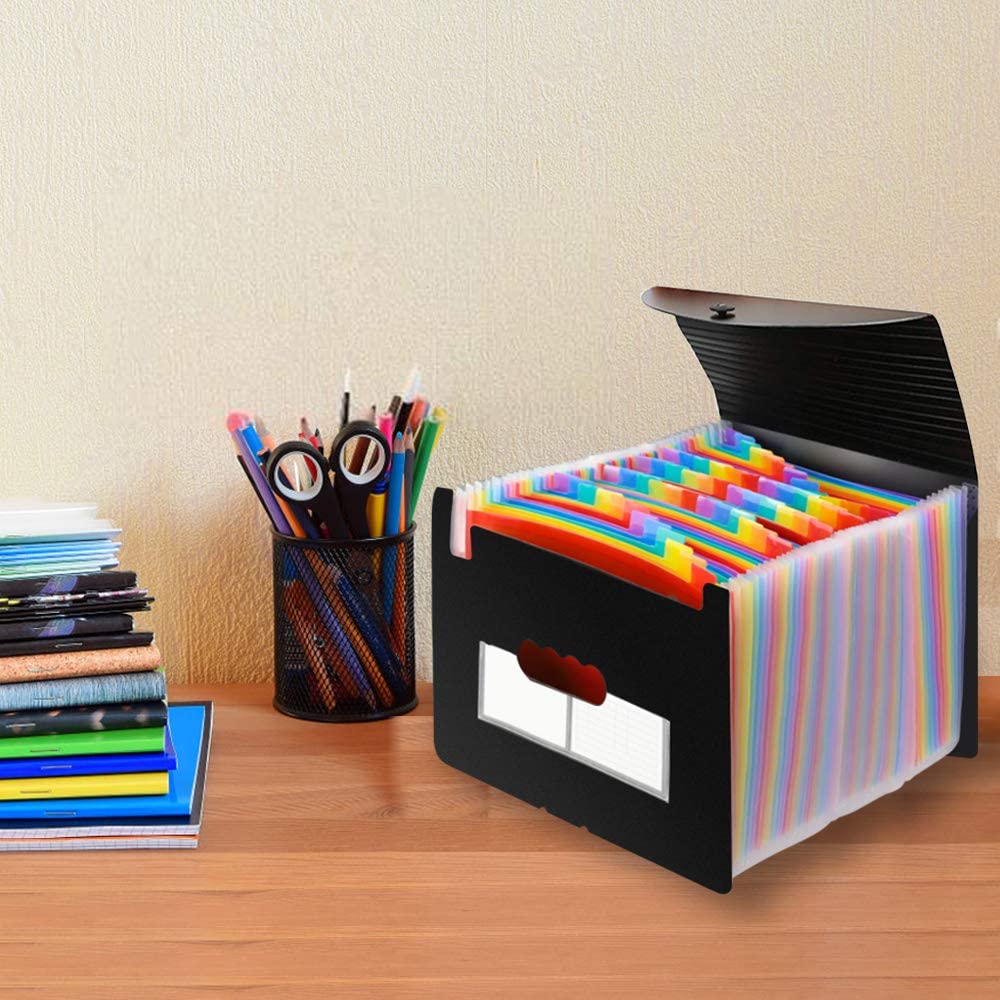 Accordian File Organizer, 60 Pockets Expanding File Folder-AF01