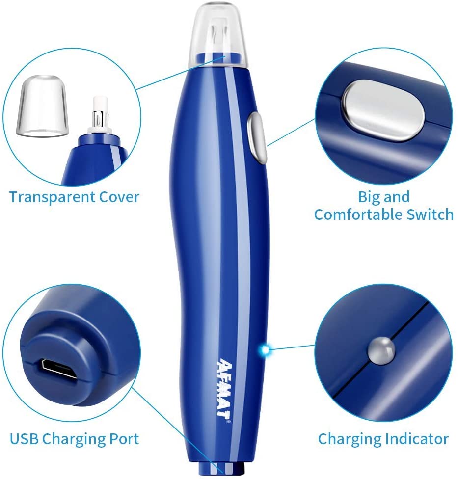 Electric Eraser Rechargeable with 140 Eraser Refills,Model:EE15(Blue)