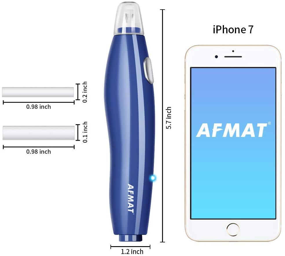 Electric Eraser Rechargeable with 140 Eraser Refills-EE15 (Blue)