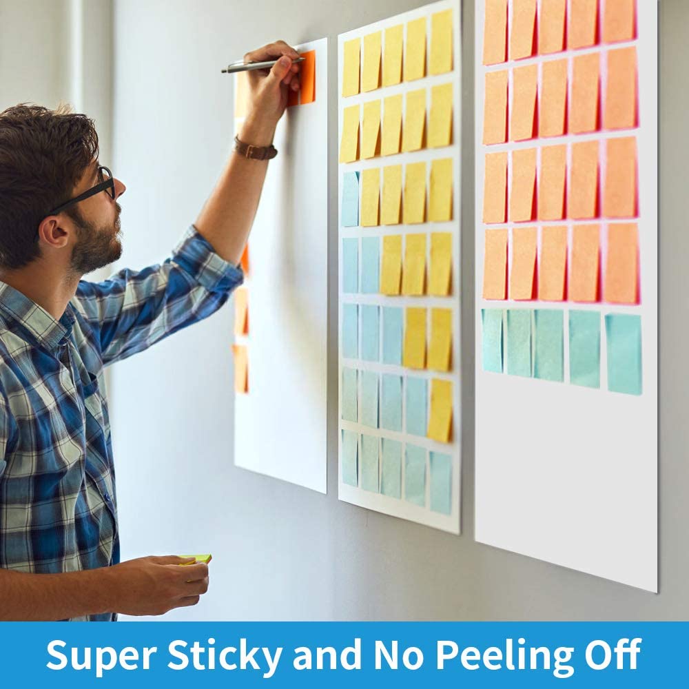 Sticky Easel Pad, 8 Pads, 25 x 30 Inches UPGRADED Anchor Chart Paper-YY03