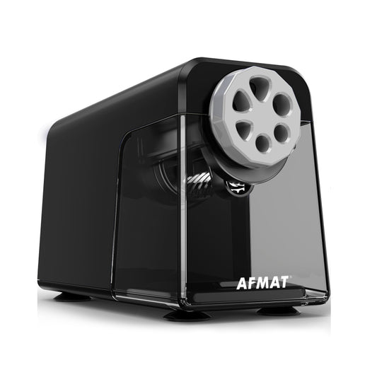 AFMAT 6 Holes Electric Pencil Sharpener Heavy Duty