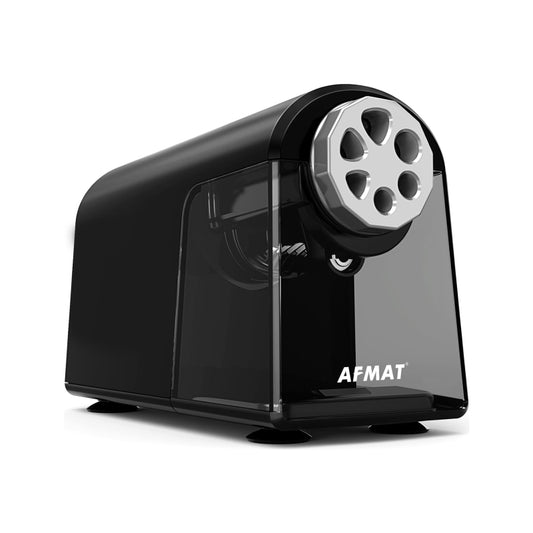 AFMAT 6 Holes Electric Pencil Sharpener Heavy Duty