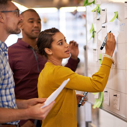 Marqueurs effaçables à sec AFMAT, lot de 6, faible odeur, durée de vie 4 fois supérieure à celle des autres marques, distance d'écriture ultra longue de 1 500 mètres, parfaits pour les cours, les enfants et les étudiants.
