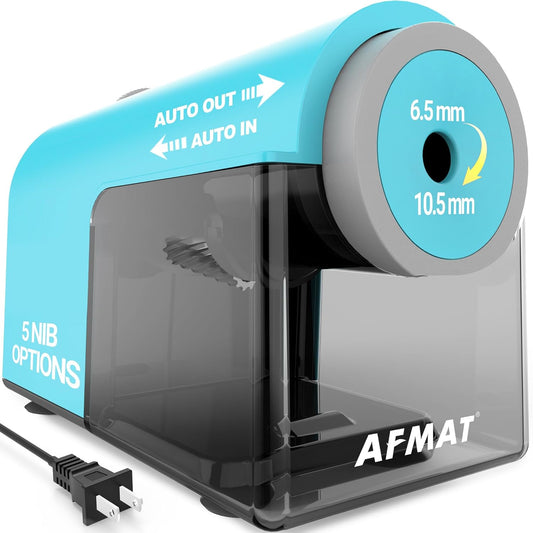 Newly Upgraded Fully Automatic Electric Pencil Sharpener,3X Longer Cutter Life, PSC5CY