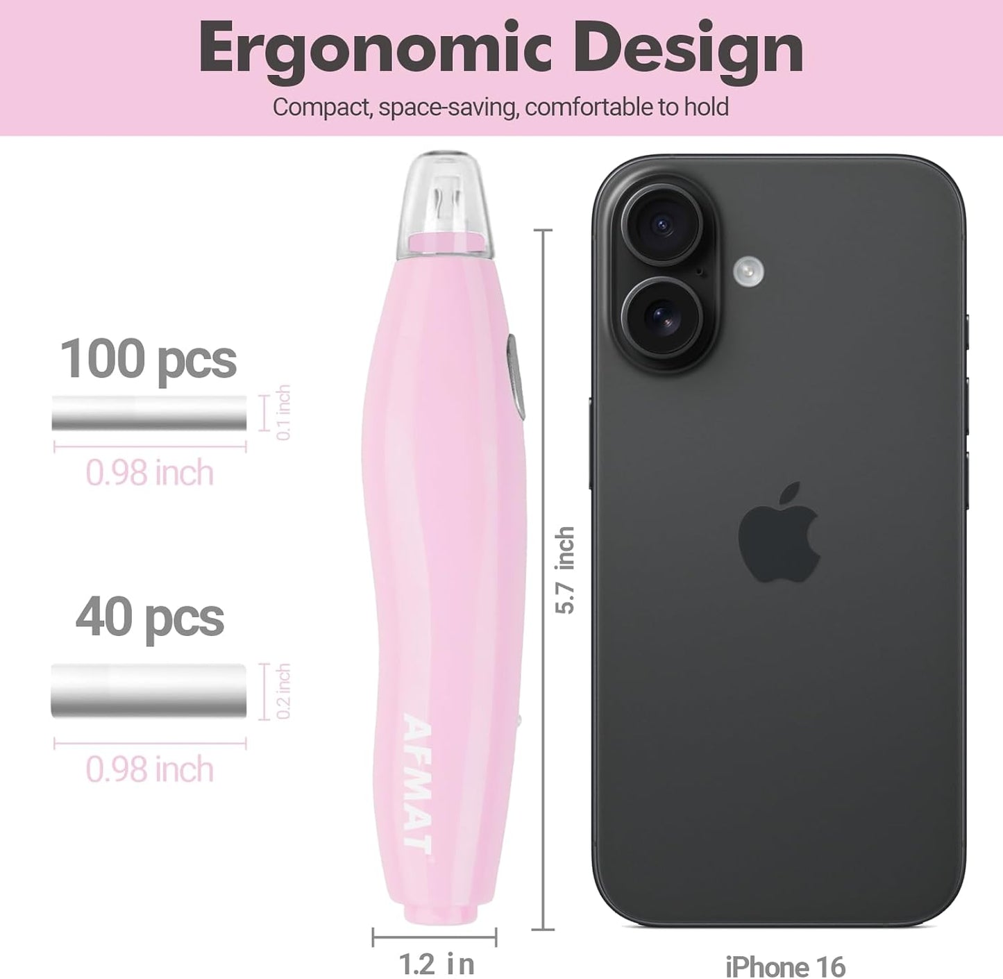 AFMAT Electric Eraser for Artists, Electric Eraser, with 140 Eraser Refills, Rechargeable Pencil Erasers for Artists, Electric Erasers for Drafting, Drawing, Painting, Sketching, Architectural Plans, Detailer Tool,Model:EE04(Light Blue)