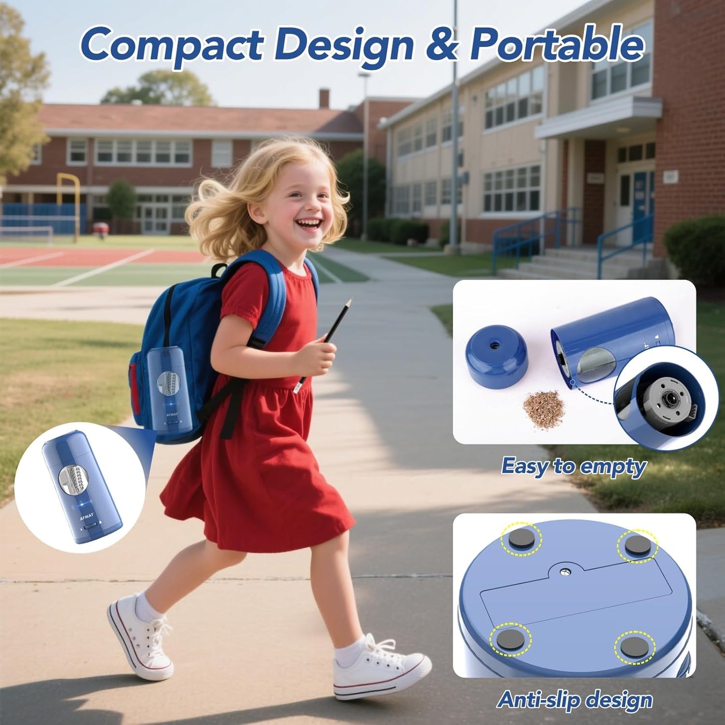 Rechargeable Automatic Electric Pencil Sharpener