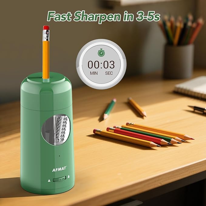 Rechargeable Automatic Electric Pencil Sharpener