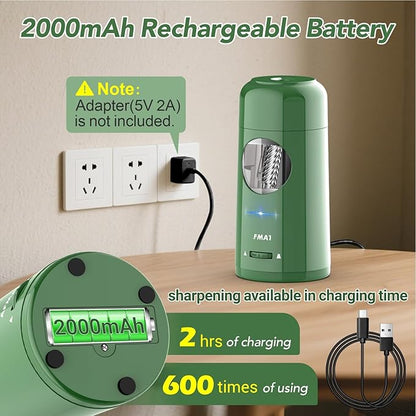 Rechargeable Automatic Electric Pencil Sharpener