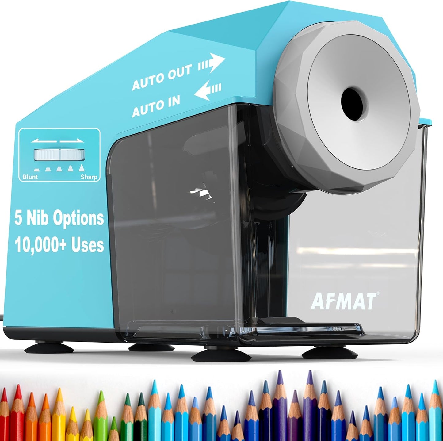 Newly Upgraded Fully Automatic Electric Pencil Sharpener,3X Longer Cutter Life,PSC4CY