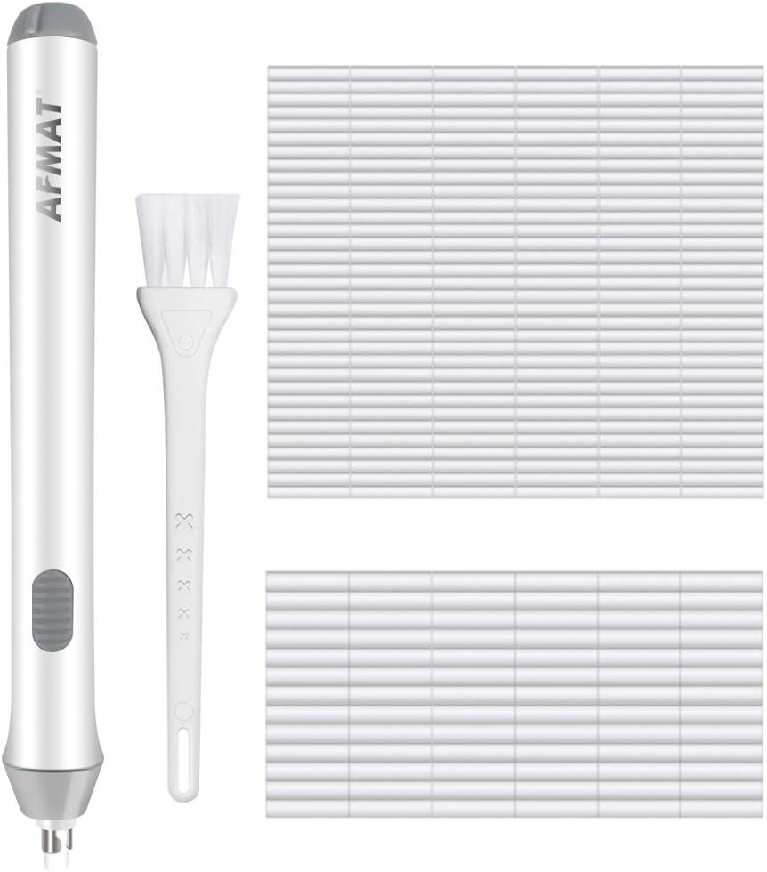 AFMAT Electric Eraser for Drawing, Battery Operated Eraser with 140 Refills, Electric Erasers Kit for Artist, Art Erasers for Painting, Sketching, Drafting, Detailer Tool for Crafting