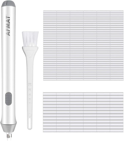 AFMAT Electric Eraser for Drawing, Battery Operated Eraser with 140 Refills, Electric Erasers Kit for Artist, Art Erasers for Painting, Sketching, Drafting, Detailer Tool for Crafting