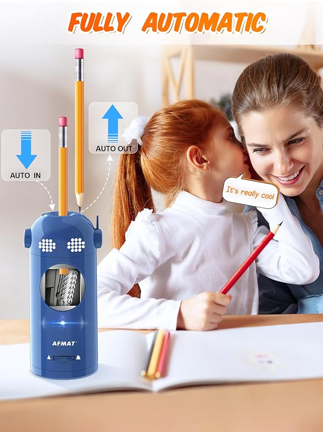 AFMAT Electric Pencil Sharpener Fully Automatic