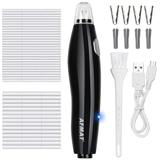 AFMAT EE04 Electric Rechargeable Electric Eraser Kit for Artists,140 Refills for Drafting