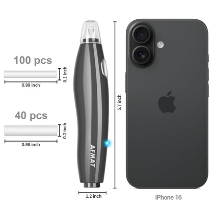 AFMAT EE04 Electric Rechargeable Electric Eraser Kit for Artists,140 Refills for Drafting