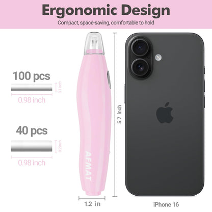 AFMAT EE04 Electric Rechargeable Electric Eraser Kit for Artists,140 Refills for Drafting