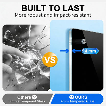 AFMAT Magnetic Glass Whiteboard, 96" x 48" Glass Dry Erase Board,GB04BK4