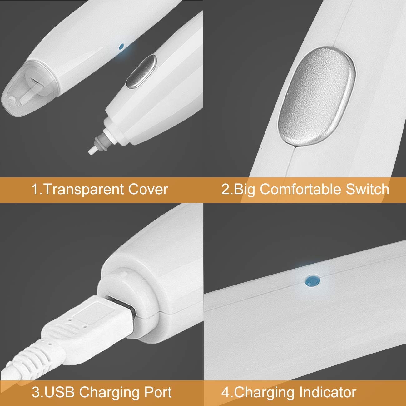 AFMAT EE04 Electric Rechargeable Electric Eraser Kit for Artists,140 Refills for Drafting