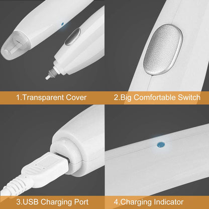 AFMAT EE04 Electric Rechargeable Electric Eraser Kit for Artists,140 Refills for Drafting