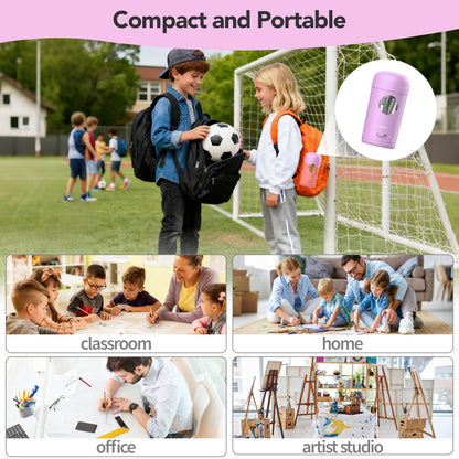 AFMAT PSX7 Electric Pencil Sharpener, Fully Automatic Pencil Sharpener for 7-8mm Pencils & Colored Pencils, Auto in & Out, Rechargeable Vertical Hands-Free Sharpeners for Classroom/Home/Office (Black)
