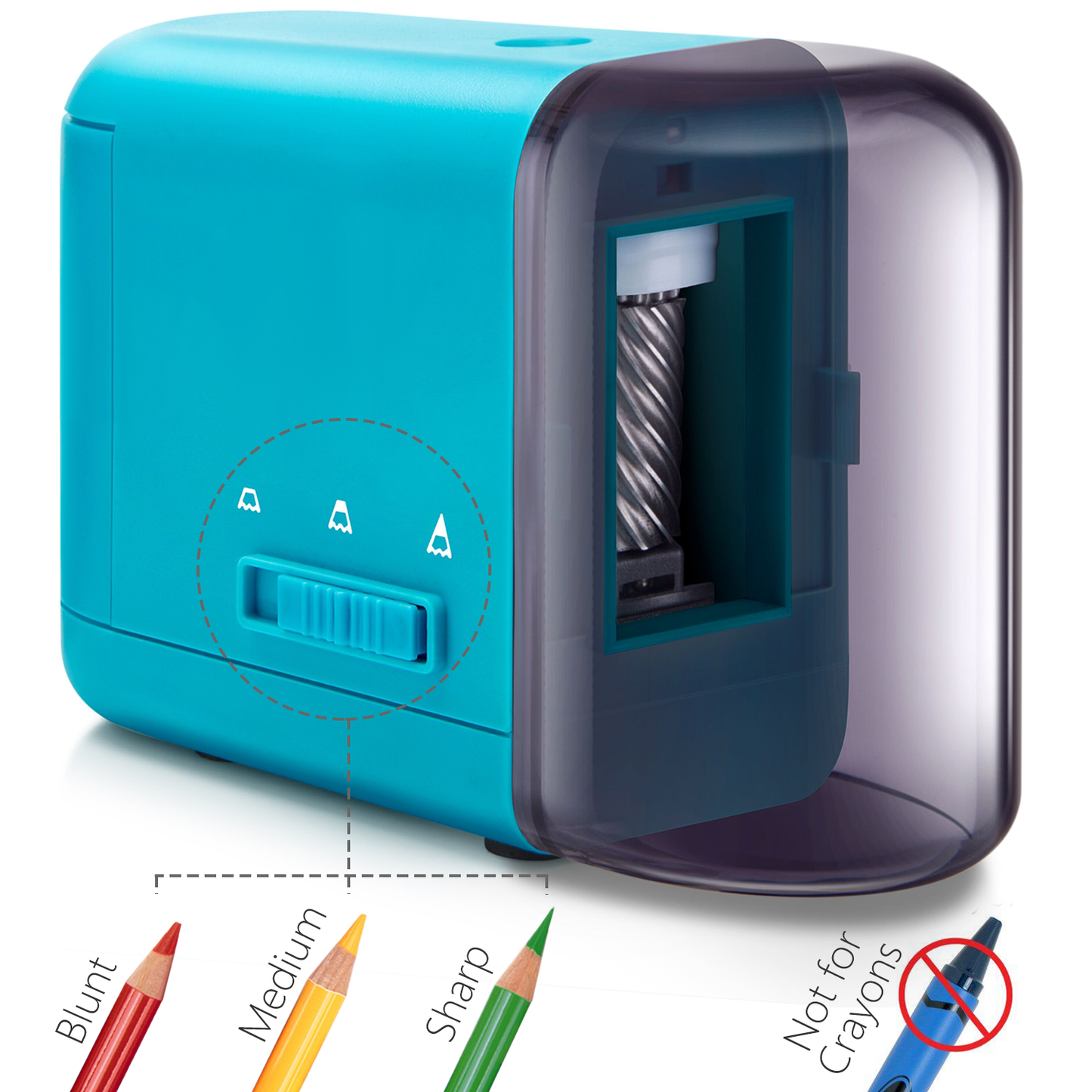Electric Pencil Sharpener for Colored Pencils-PS15