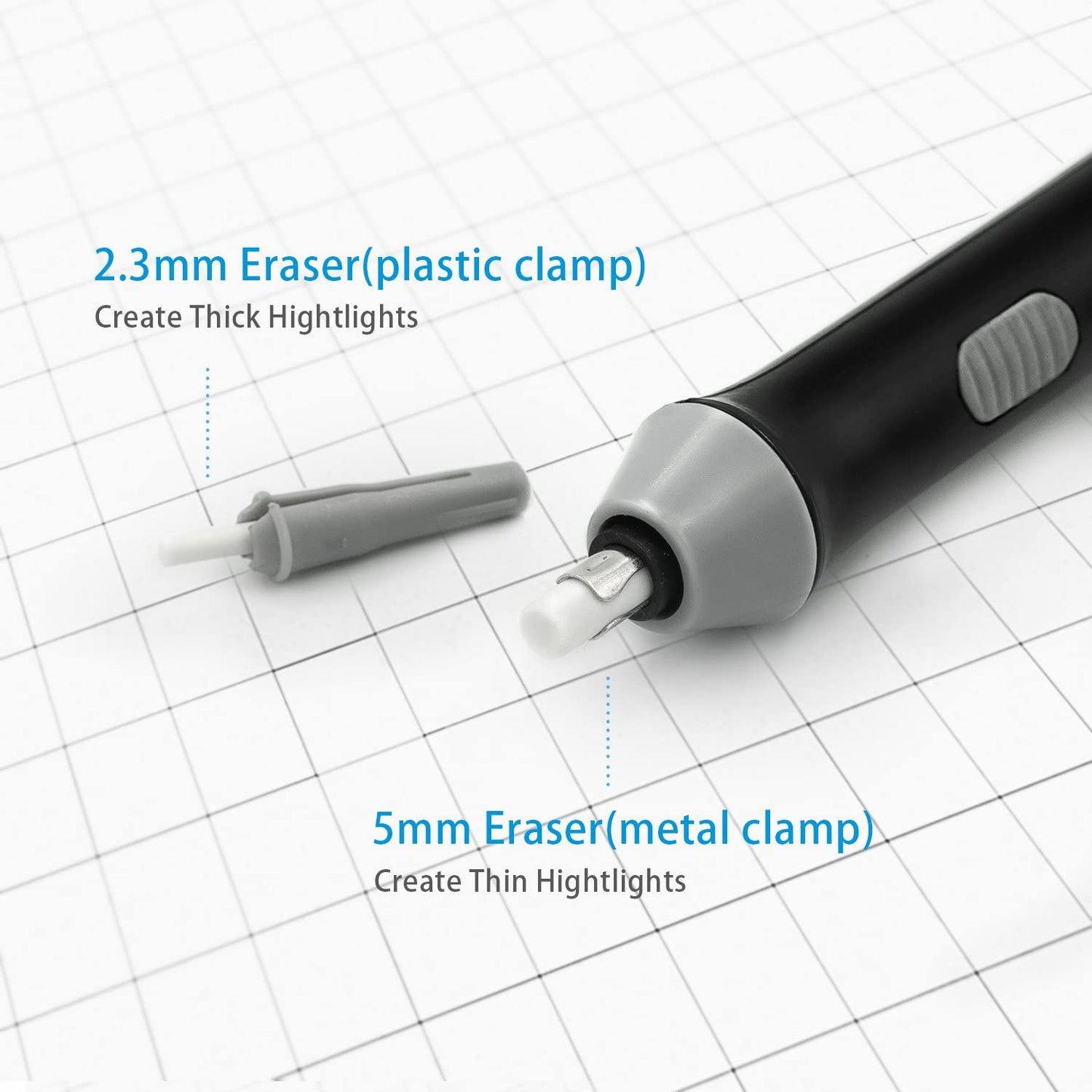 200Pcs 5mm Eraser Refills for Electric Eraser