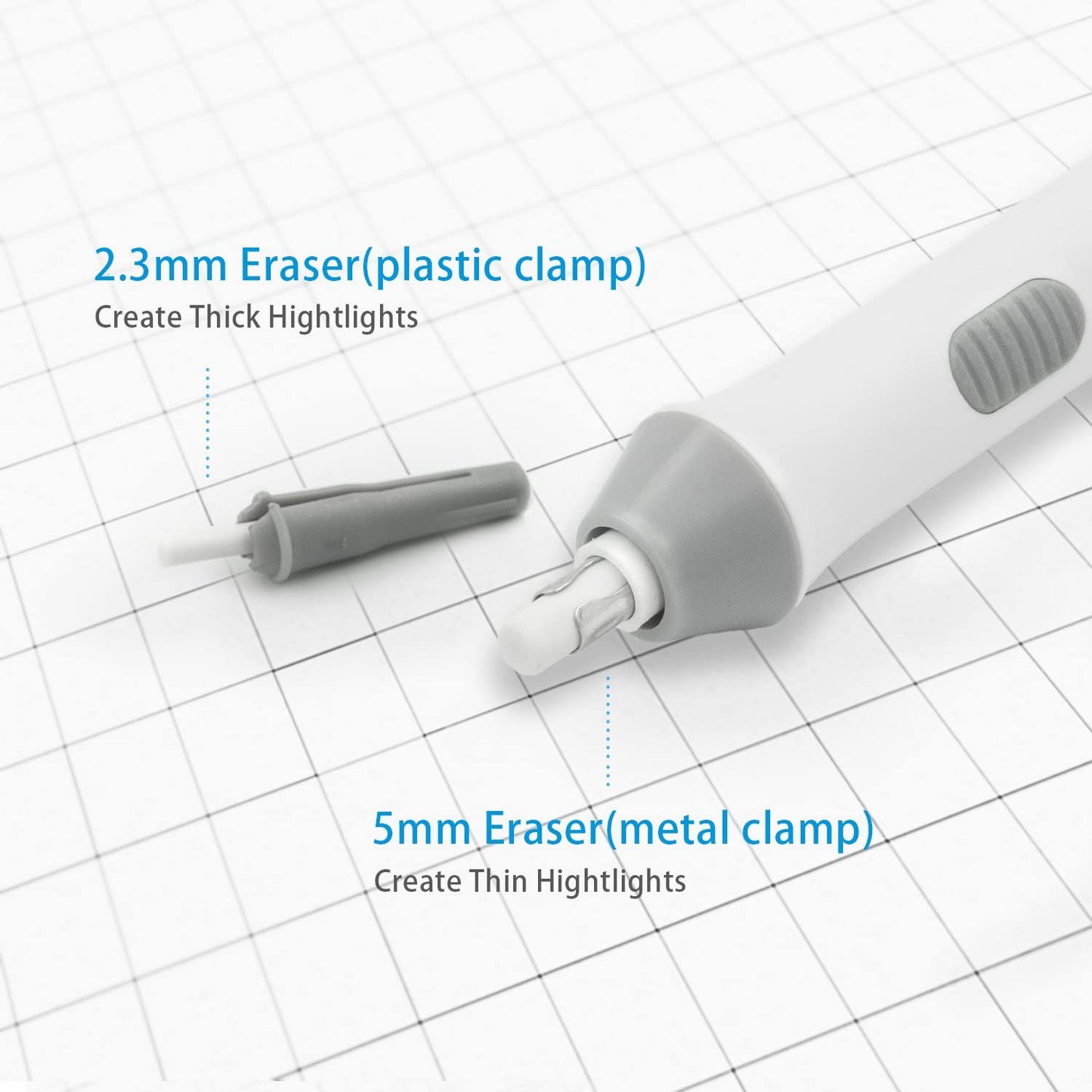 200Pcs 2.4mm Eraser Refills for Electric Eraser