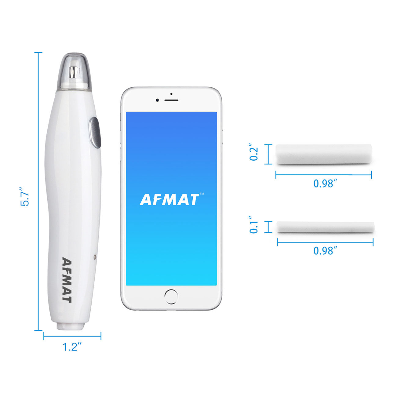 AFMAT Electric Eraser, 140 Eraser Refills, Electric Pencil Eraser Rechargeable for Artists, Electric Erasers for Drafting, Drawing, Pa