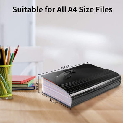 Accordian File Organizer, 60 Pockets Expanding File Folder-AF01